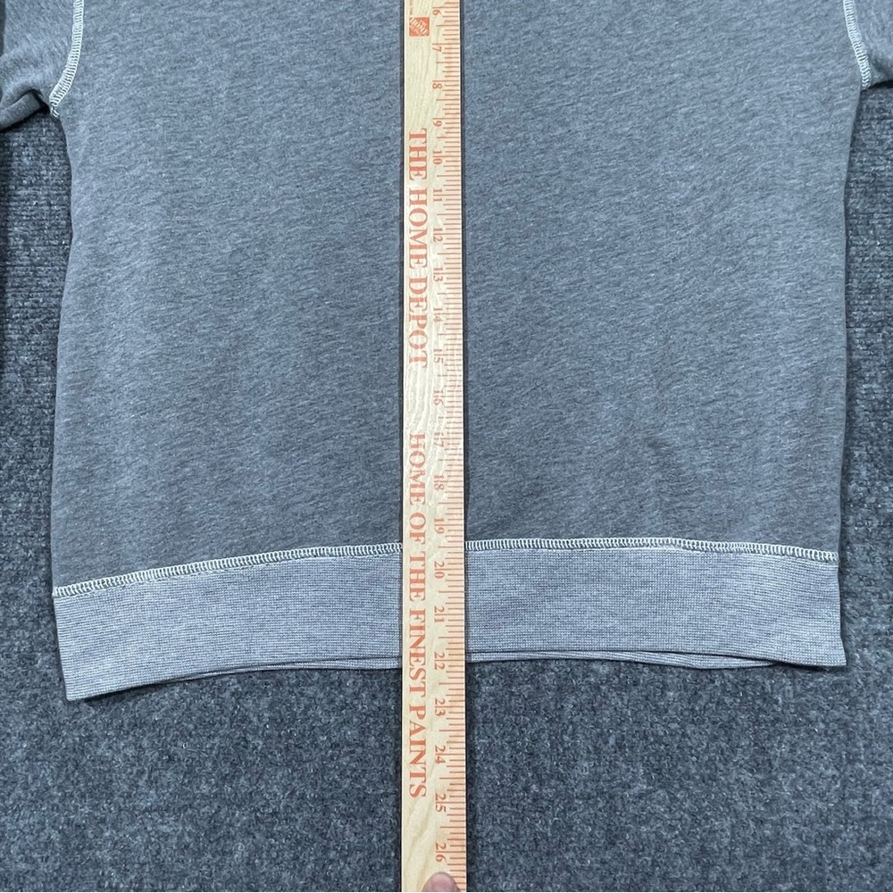 Abercrombie & Fitch Gray Crewneck Sweater with Button Details - Picture 7 of 8